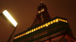 大通り公園にある目立つテレビ塔