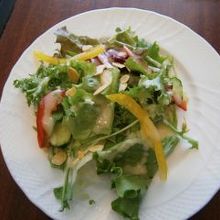 サラダのドレッシングめちゃうま！