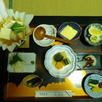 最初に出てきた夕食の料理