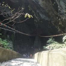 香寺の入り口付近