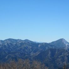 大持山、武甲山方面