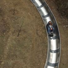 帰りはスライダーでシューっと