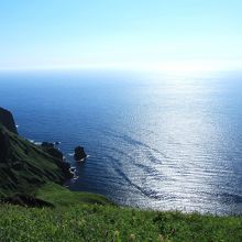 碧い海はアップダウンの辛さの清涼剤