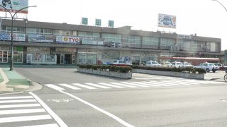 「西部警察 PART-III」のロケが行われた酒田駅（さかたえき）