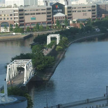 コレットマーレから見た汽車道です