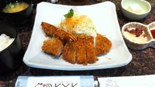 出発前に美味しいとんかつ!!