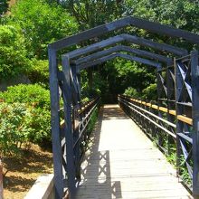 フランス山に向かう通路