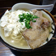 ゆし豆腐そば（４００円）