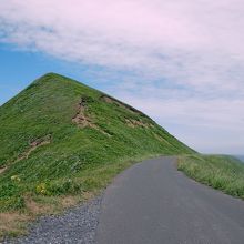 尾根伝いに道は続く