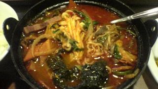 お得なチゲランチ　【珍三カルビ】