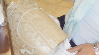 レース編みの島です。