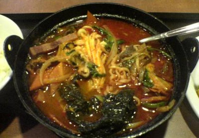 お得なチゲランチ　【珍三カルビ】