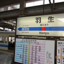 駅名表示が、JR東日本のものに酷似…^^;