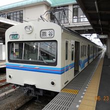 羽生駅始発の秩父鉄道(単線)