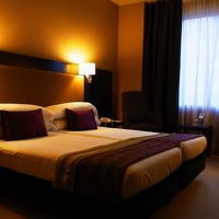 お部屋は一人には十分広い。落ち着いたインテリア