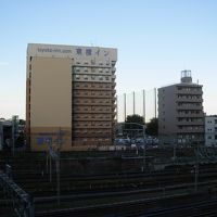 アリーナからみたホテル