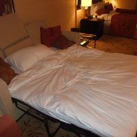 大人３名の場合、かなり大きいエキストラベッドが。