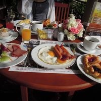 朝食ブッフェ、パンが美味しい