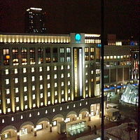 エレベーターから見た札幌駅