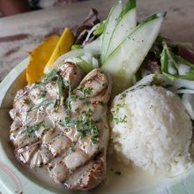 アヒのプレートランチ