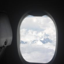 カトマンズからの機中