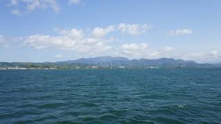 海のような湖です