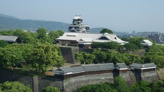 熊本城が一望できるスポットはここしかありません