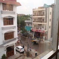 ホテルの窓から見える景色です