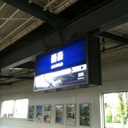 何の施設もなく寂しい駅でした