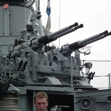 米国駆逐艦カシン・ヤング 機関砲