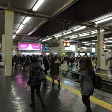 阪急の梅田駅