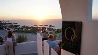 サントリーニの夕日を観るには最高のレストラン