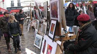 画家たちの集まる場所