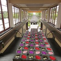 階段を正面から