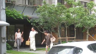 公園前でちょっと都会から離れているおで落ち着けます