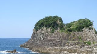 柱状節理が美しい