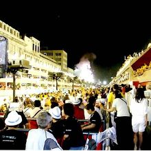 Sambodromo 6万人を収容する。今年拡張したという。