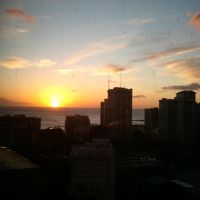 綺麗な夕日が見えました(*^^*)