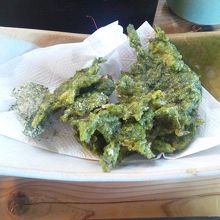 あおさの天婦羅