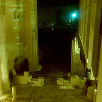 ホテル内にある遺跡