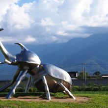 大きいカブトムシのオブジェ^^