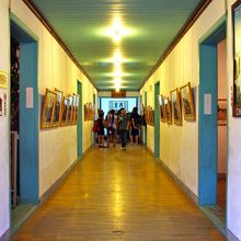 中には展示がある