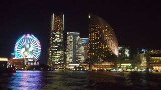 海からの夜景