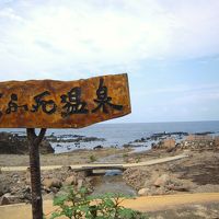 海沿いの露天風呂は最高