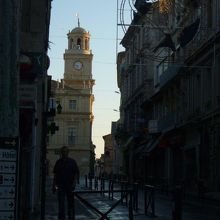 市庁舎の時計塔