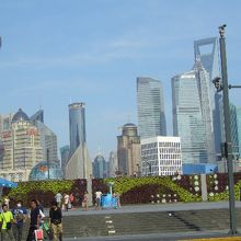 南京路からみた外灘。THE　上海