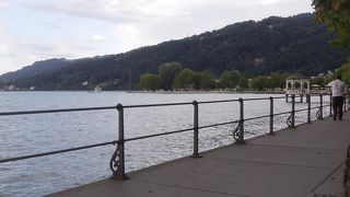 ボーデン湖東端からの眺望は日没時がお勧めです