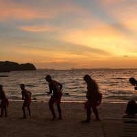 ホテル前の浜辺　イベント