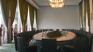 広々している庭