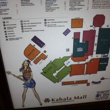 店内の地図
